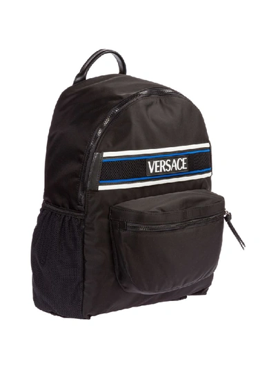 Shop Versace Olympus Backpack In Nero