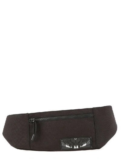 Shop Marcelo Burlon County Of Milan Patch Wings Belt Bag In Black Multicolor