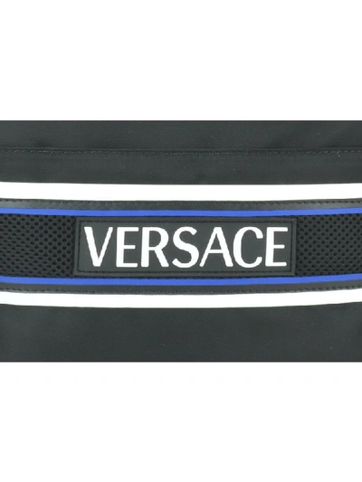 Shop Versace Olympus Shoulder Bag In Black