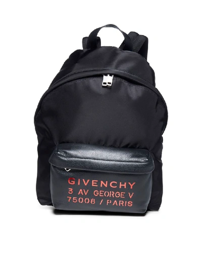 Shop Givenchy Backpack In Black/red