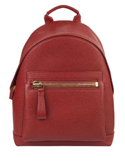 Shop Tom Ford Backpack In Red