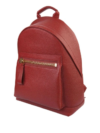 Shop Tom Ford Backpack In Red