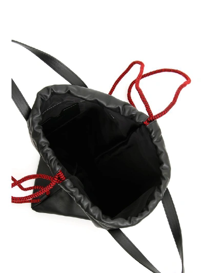 Shop Alexander Mcqueen Leather Backpack In Black (black)