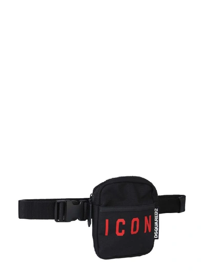 Shop Dsquared2 Icon Pouch In Nero