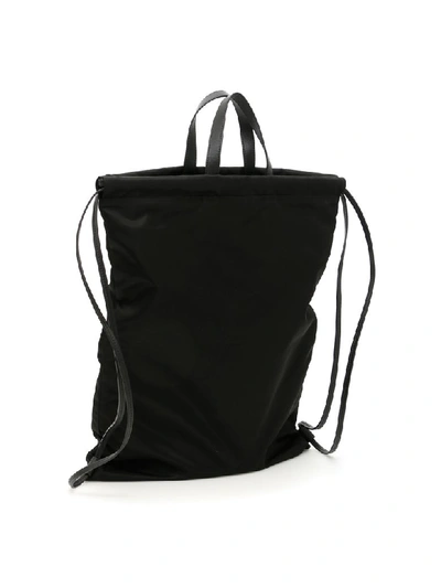 Shop Calvin Klein Drawstring Backpack In Multicolor (black)