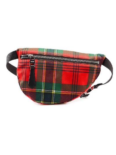 Shop Alexander Mcqueen Mini Bumbag In Red/multi