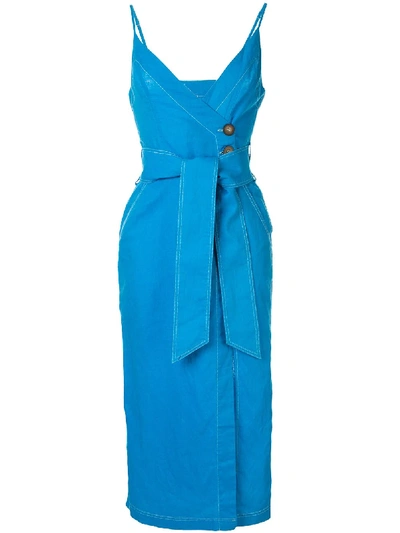 Shop Suboo Sandy Dress In Blue