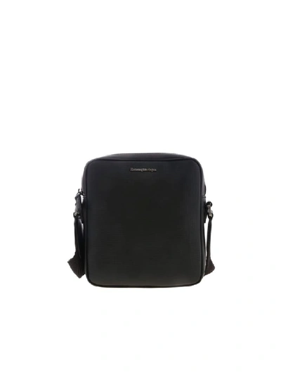 Shop Ermenegildo Zegna Shoulder Bag Lhjak. C1515j. Ner In Black