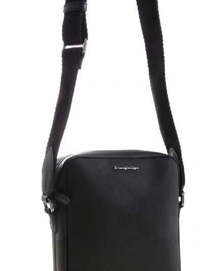 Shop Ermenegildo Zegna Shoulder Bag Lhjak. C1515j. Ner In Black