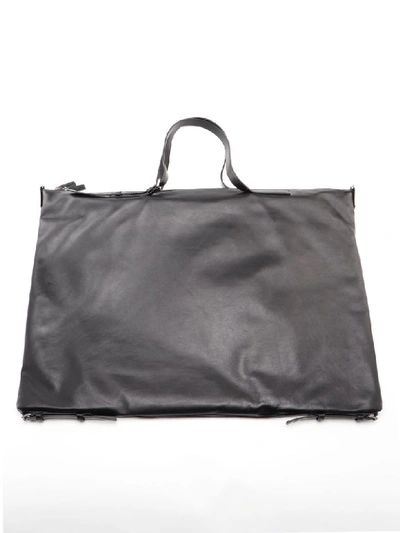 Shop Saint Laurent Bag L Flat In Black