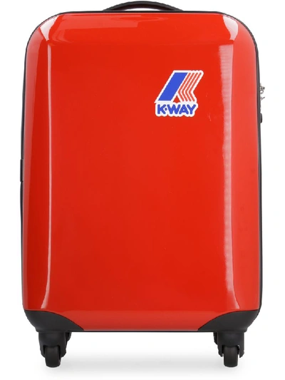 Shop K-way System Mini Abs Trolley With 4 Wheels In Red