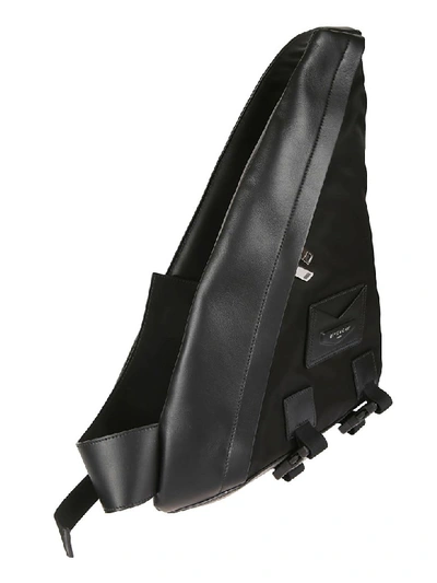 Shop Givenchy Envelop Triangle Shoulder Bag In Black