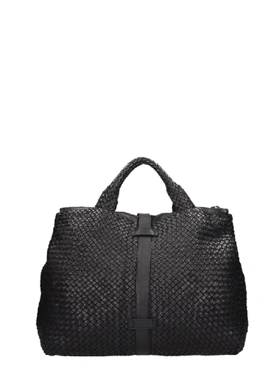 Shop Officine Creative Clever Hand Bag In Black Leather