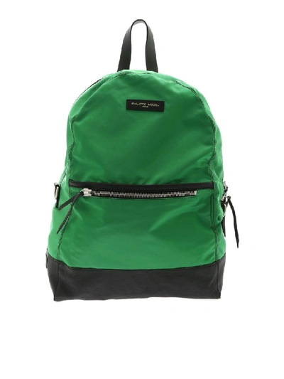Shop Philippe Model Backpack Mondial In Green