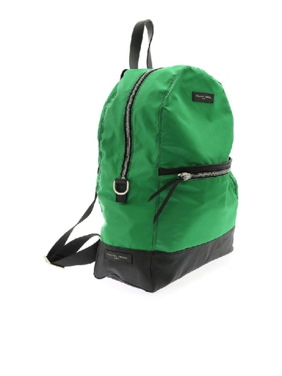 Shop Philippe Model Backpack Mondial In Green