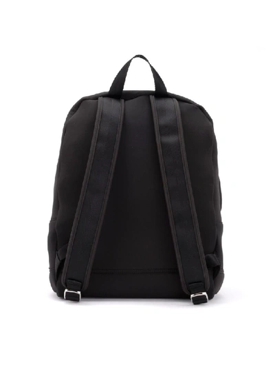 Shop Kenzo Tigre Backpack In Black Fabric With Logo In Nero