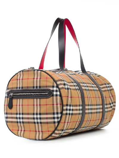 Shop Burberry L Kennedy Holdall In Antique Yellow