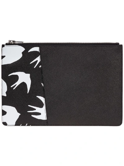 Shop Mcq By Alexander Mcqueen Mcq Alexander Mcqueen Swallow Document Holder In Nero