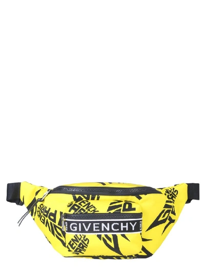 Shop Givenchy Large Pouch In Giallo