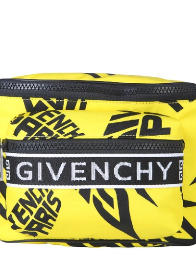 Shop Givenchy Large Pouch In Giallo