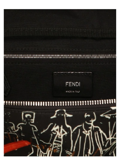 Shop Fendi Karl Kollage Bag In Multicolor