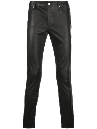 Shop Rta Skinny-leg Trousers In Black