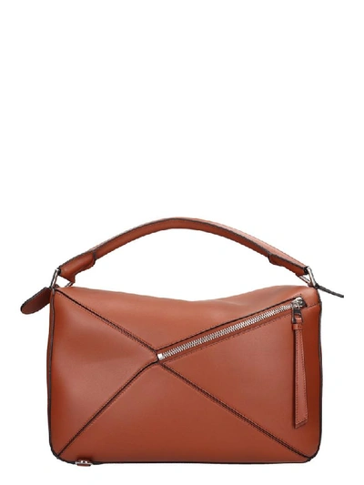 Shop Loewe Bolso Puzzle Tote In Leather Color Leather