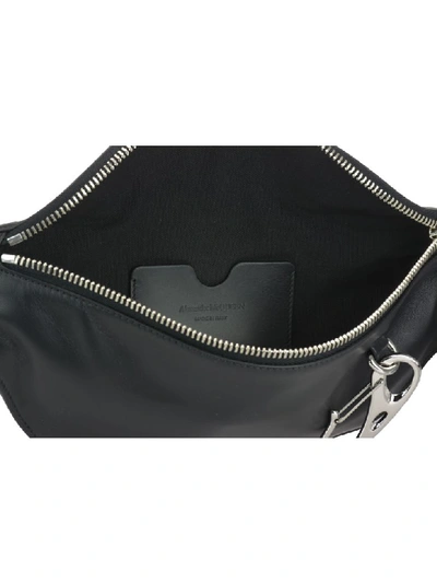 Shop Alexander Mcqueen Harness Belt Bag In Nero