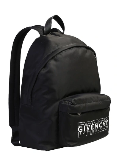 Shop Givenchy Branded Backpack In Black