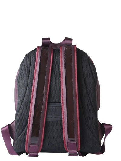 Shop Maison Margiela Pvc Backpack In Bordeaux