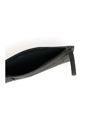 Shop Ferragamo Grain Leather Clutch In Nero (black)