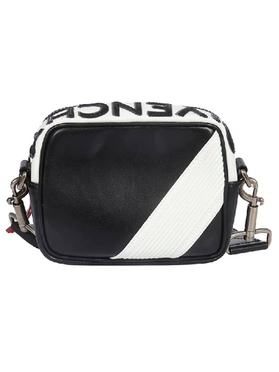 Shop Givenchy Mc3 Shoulder Bag In Black/white