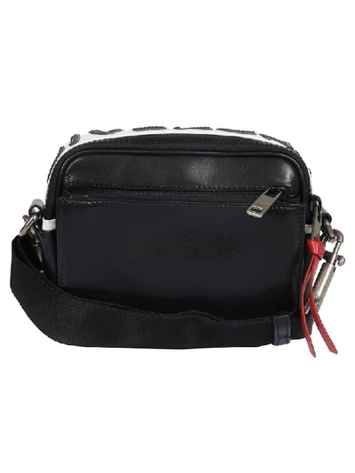 Shop Givenchy Mc3 Shoulder Bag In Black/white