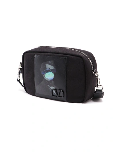 Shop Valentino Cross Body Bag In Black/sample