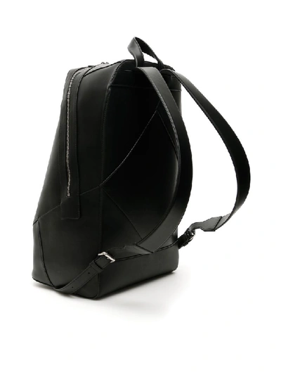 Shop Bottega Veneta Patchwork Backpack In Nero