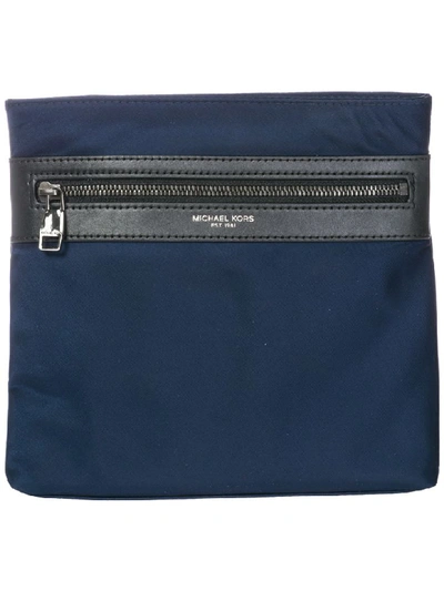 Shop Michael Kors Kent Crossbody Bags In Indigo