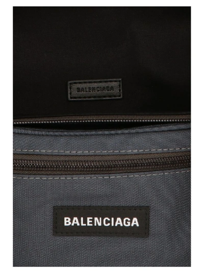Shop Balenciaga Explorer Bag In Grey