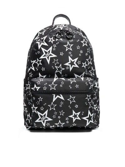 Shop Dolce & Gabbana Millennials Star Print Vulcano Nylon Backpack In Mix Stelle Fdo Nero