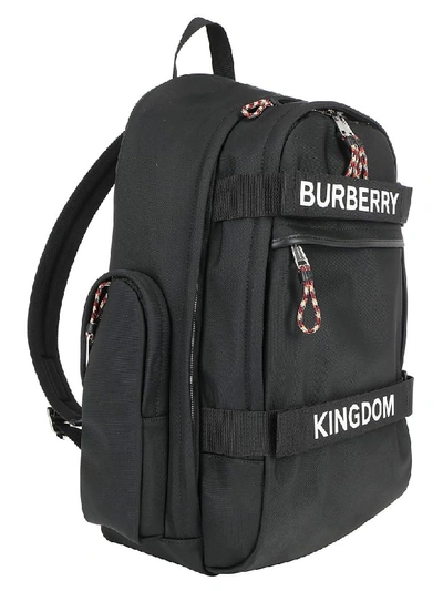 Shop Burberry Cooper Backpack In Black/white