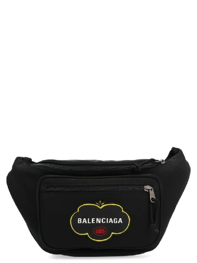 Shop Balenciaga Explorer Bag In Black