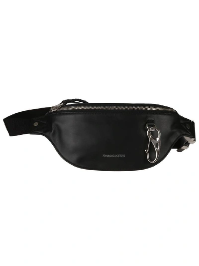 Shop Alexander Mcqueen Harness Belt Bag In Black