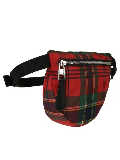 Shop Alexander Mcqueen Mini Belt Bag In Red/multicolor