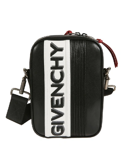 Shop Givenchy Mc3 Shoulder Bag In Black/white