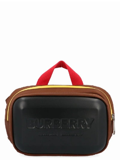 Shop Burberry Moulded West Bag In Multicolor