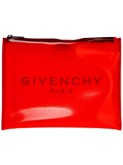 Shop Givenchy Alphaskin 360 Document Holder In Red