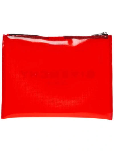 Shop Givenchy Alphaskin 360 Document Holder In Red