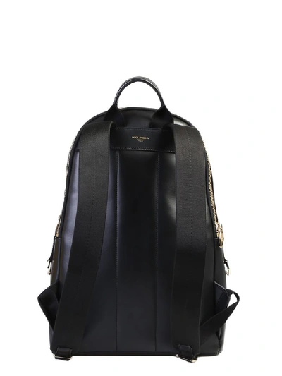 Shop Dolce & Gabbana Branded Backpack In Black