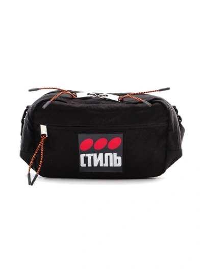 Shop Heron Preston Camera Bag Dots Ctnmb In Black Multicolor