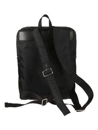 Shop Alexander Mcqueen Harness Backpack In Black/off White