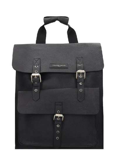 Shop Philippe Model Pier Backpack In Black Leather